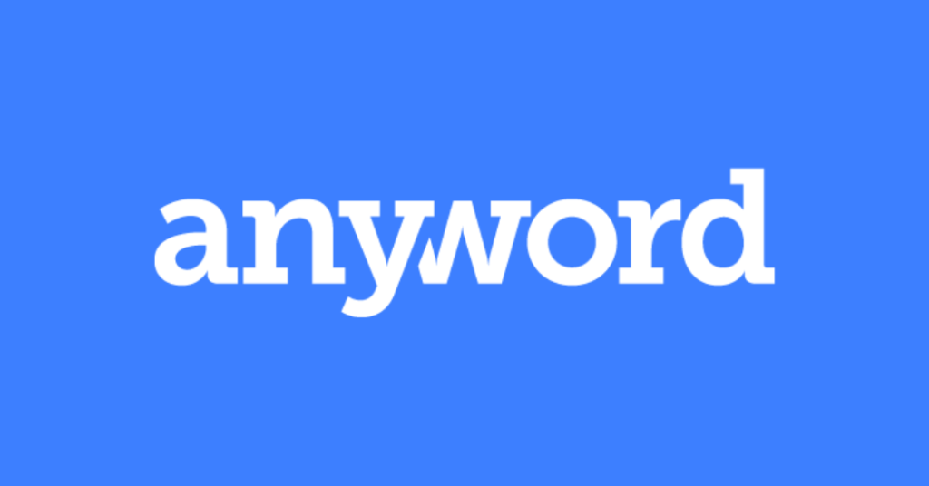 Anyword AI Productivity Tool