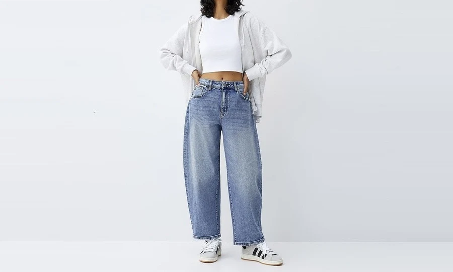Barrel Fit Jeans