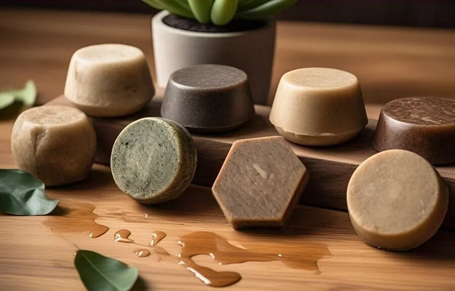 Package-free shampoo bars