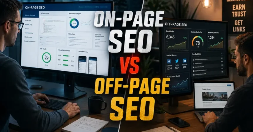On-Page SEO vs Off-Page SEO