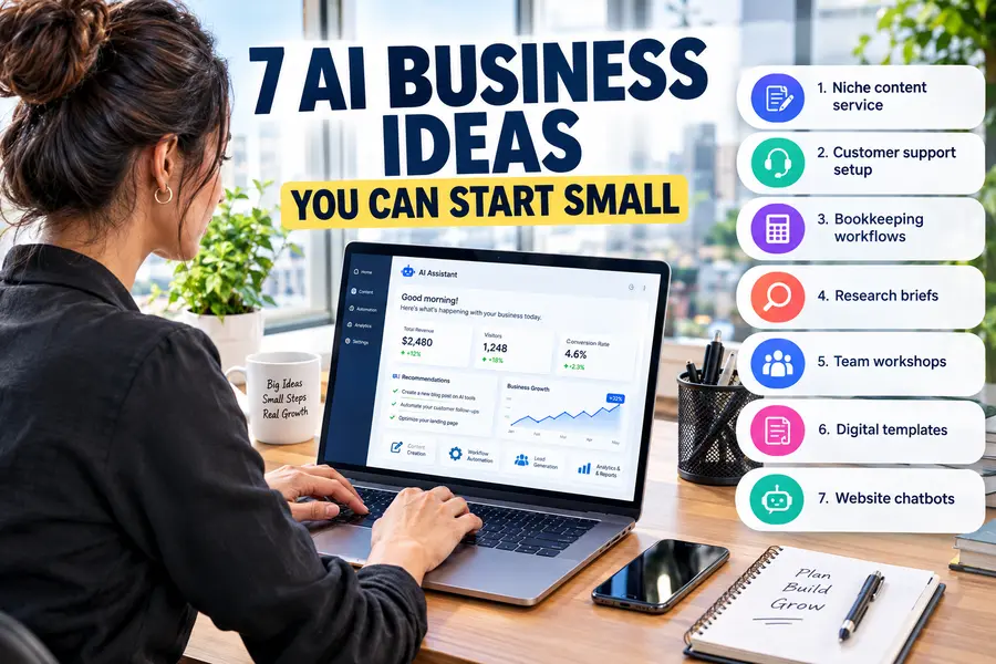 AI Business Ideas You Can Start Small